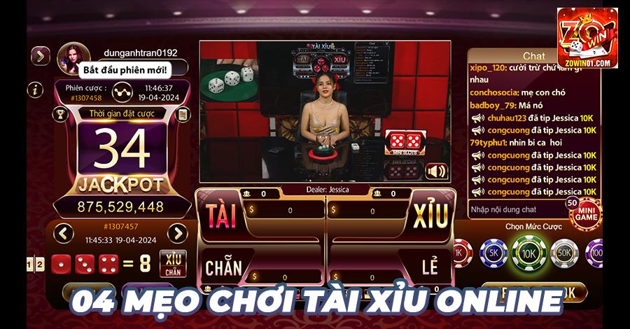 04 Mẹo chơi tài xỉu online từ chuyên gia